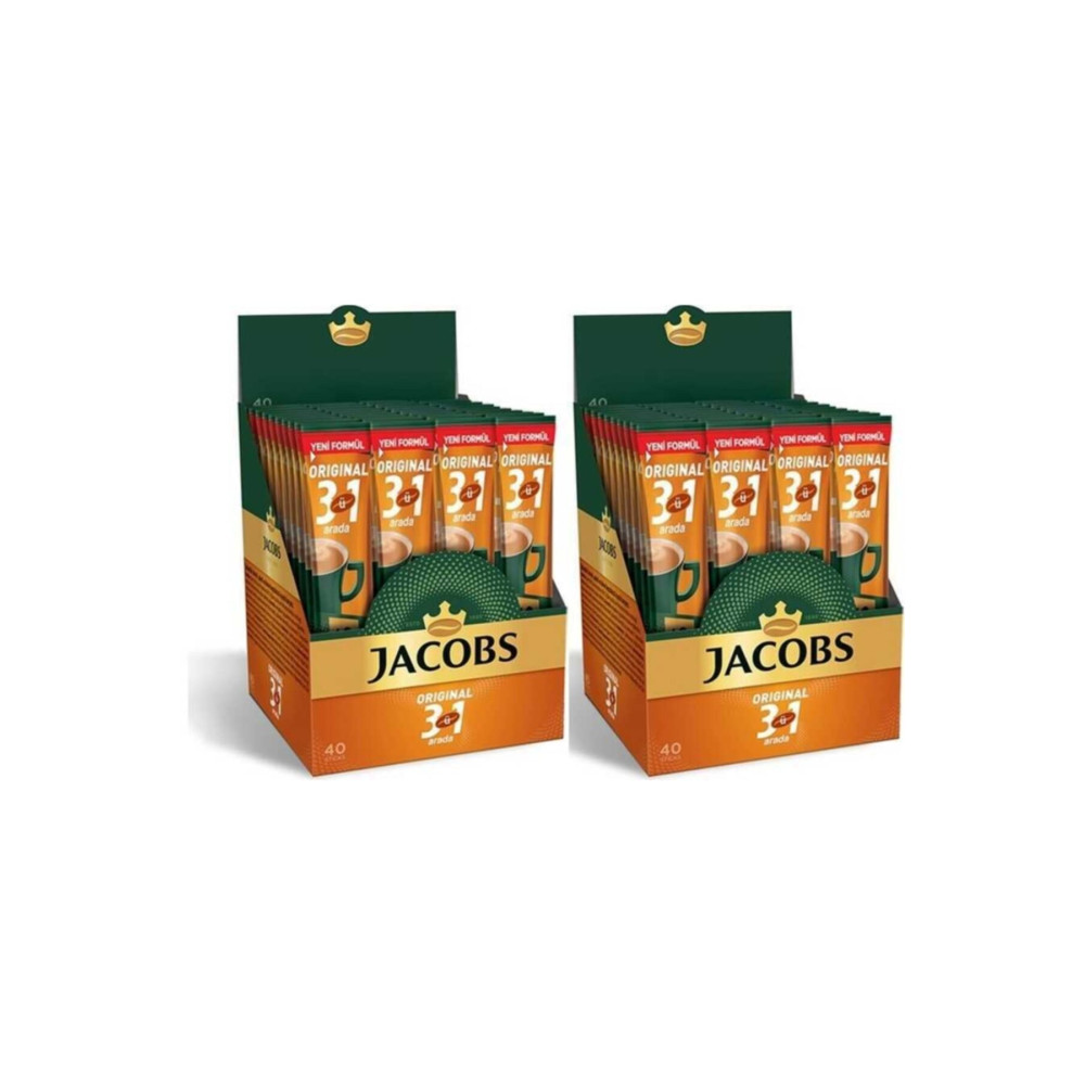 Jacobs 3ü1 Arada Kahve 80 Adet (40x2 Paket) Kahve Fiyatı