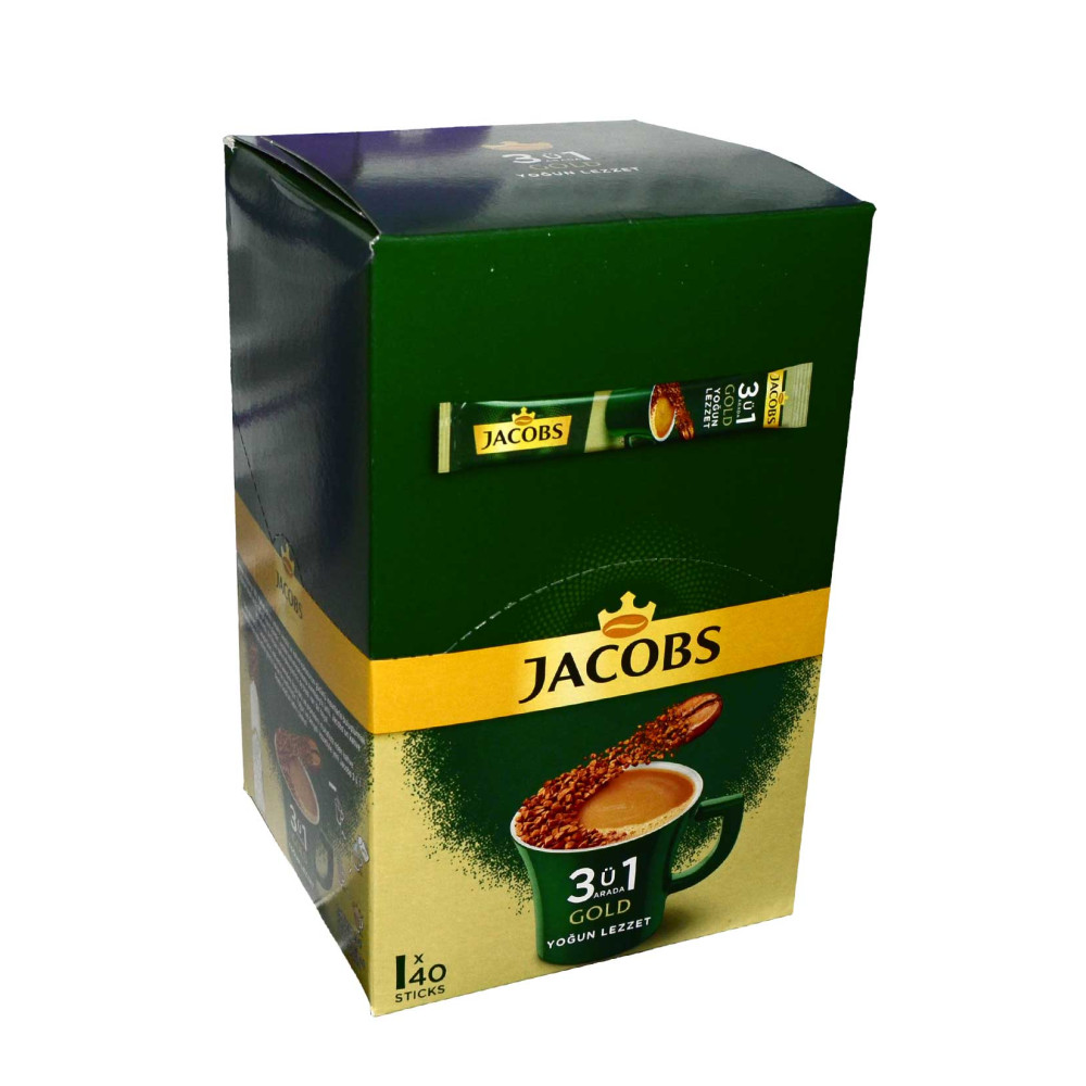 Jacobs Gold 3'ü 1 Arada Kahve 40'lı Paket