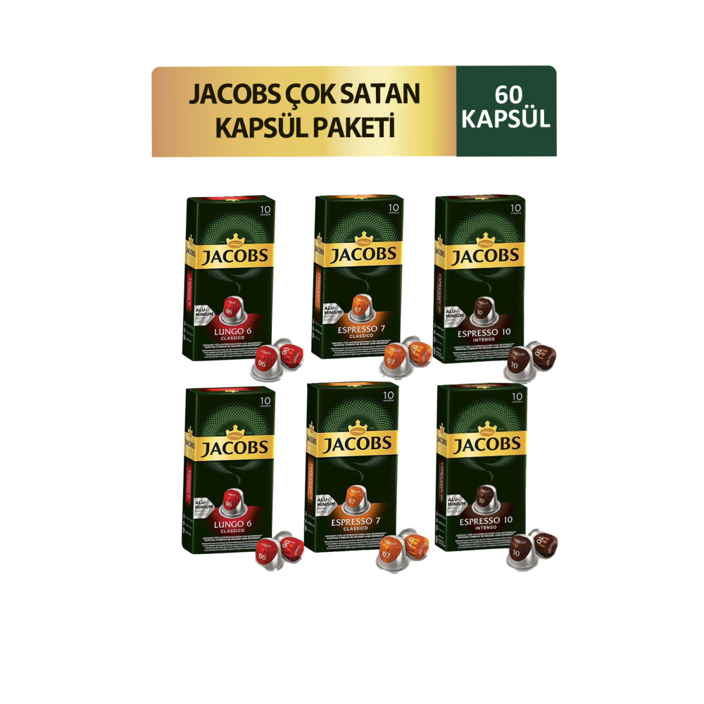 Jacobs Jacops Kapsül Tanışma Paketi 60 Kapsül Kahve Fiyatı