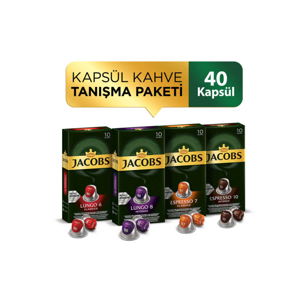 Jacobs Kapsül Kahve Tanışma Paketi 40 Kapsül Kahve Fiyatı