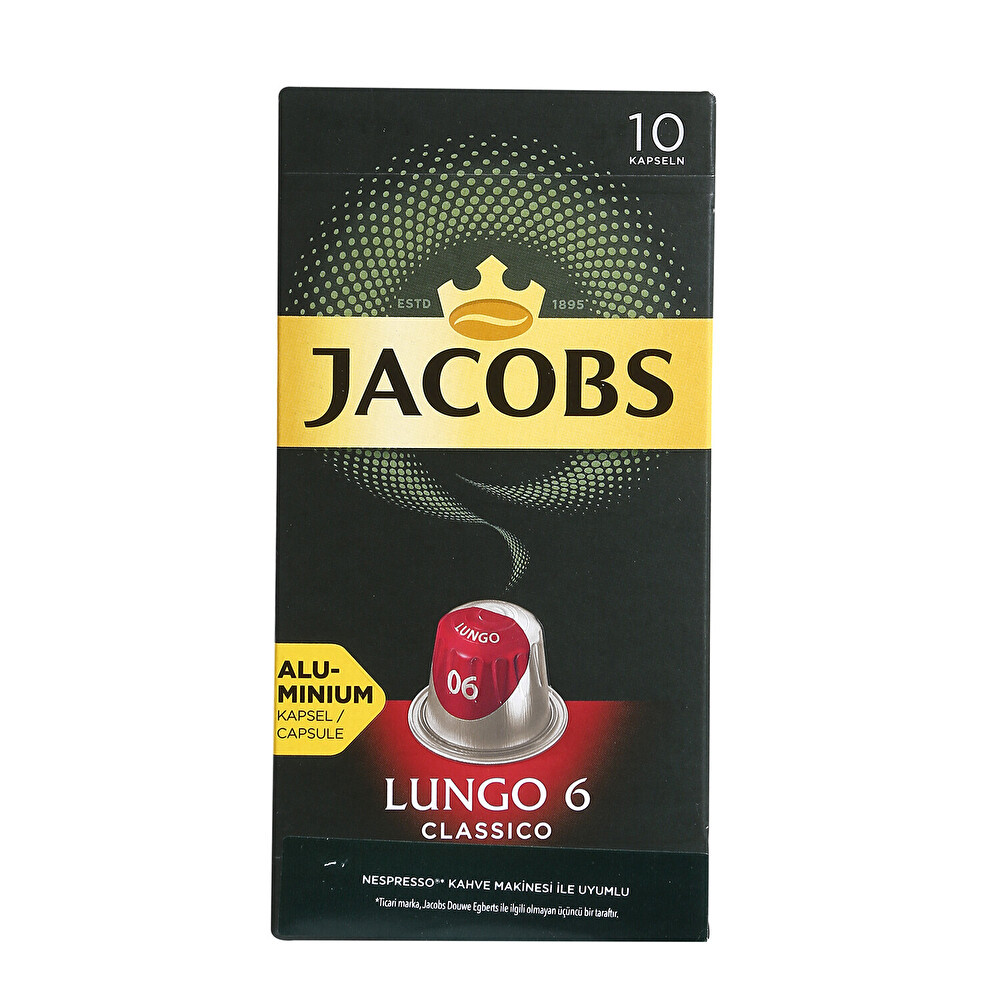 Jacobs Lungo 6 Kapsül Kahve 10’Lu Kahve Fiyatı