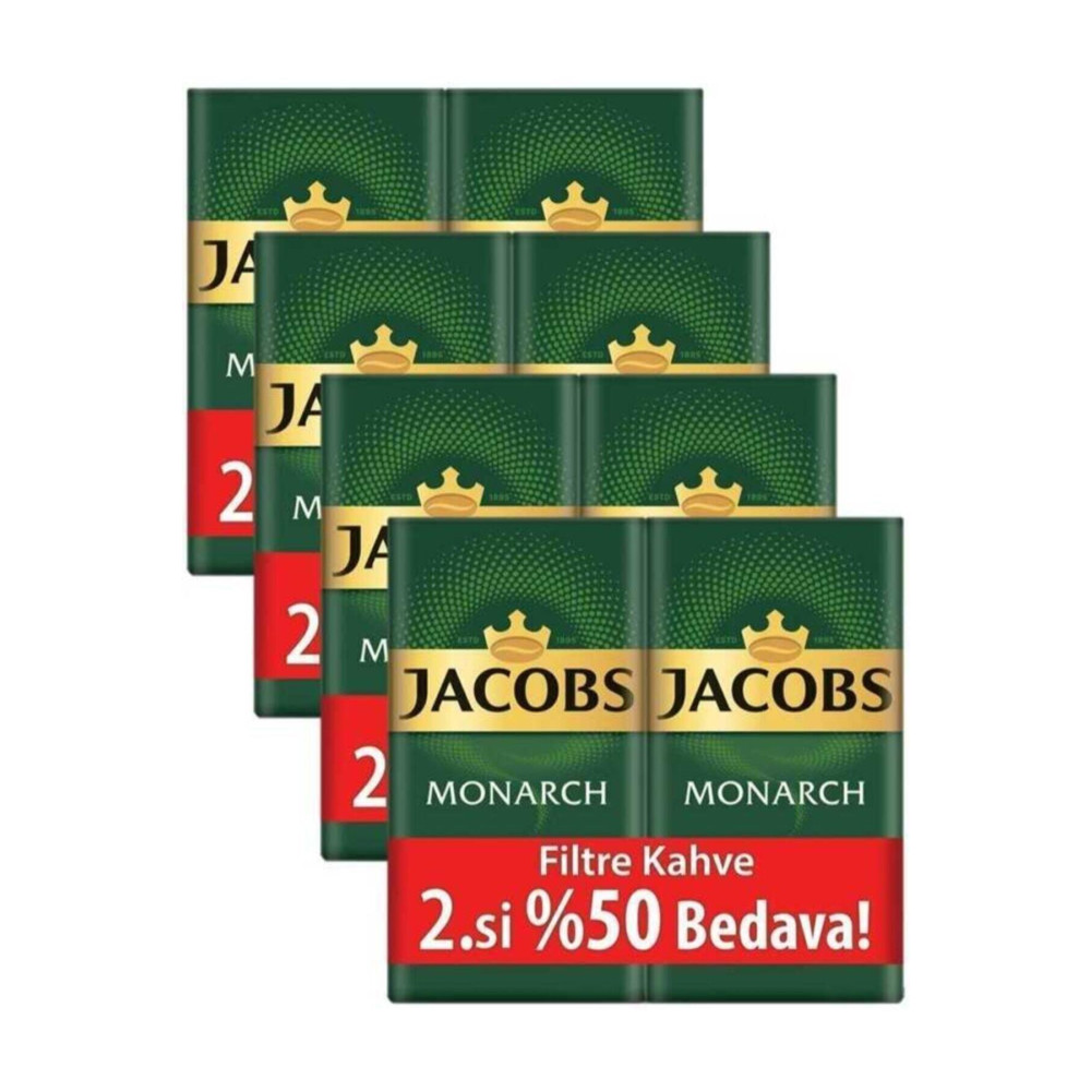 Jacobs Monarch Filtre Kahve 2 X 500 gr 4lü Set 4 kg Kahve Fiyatı