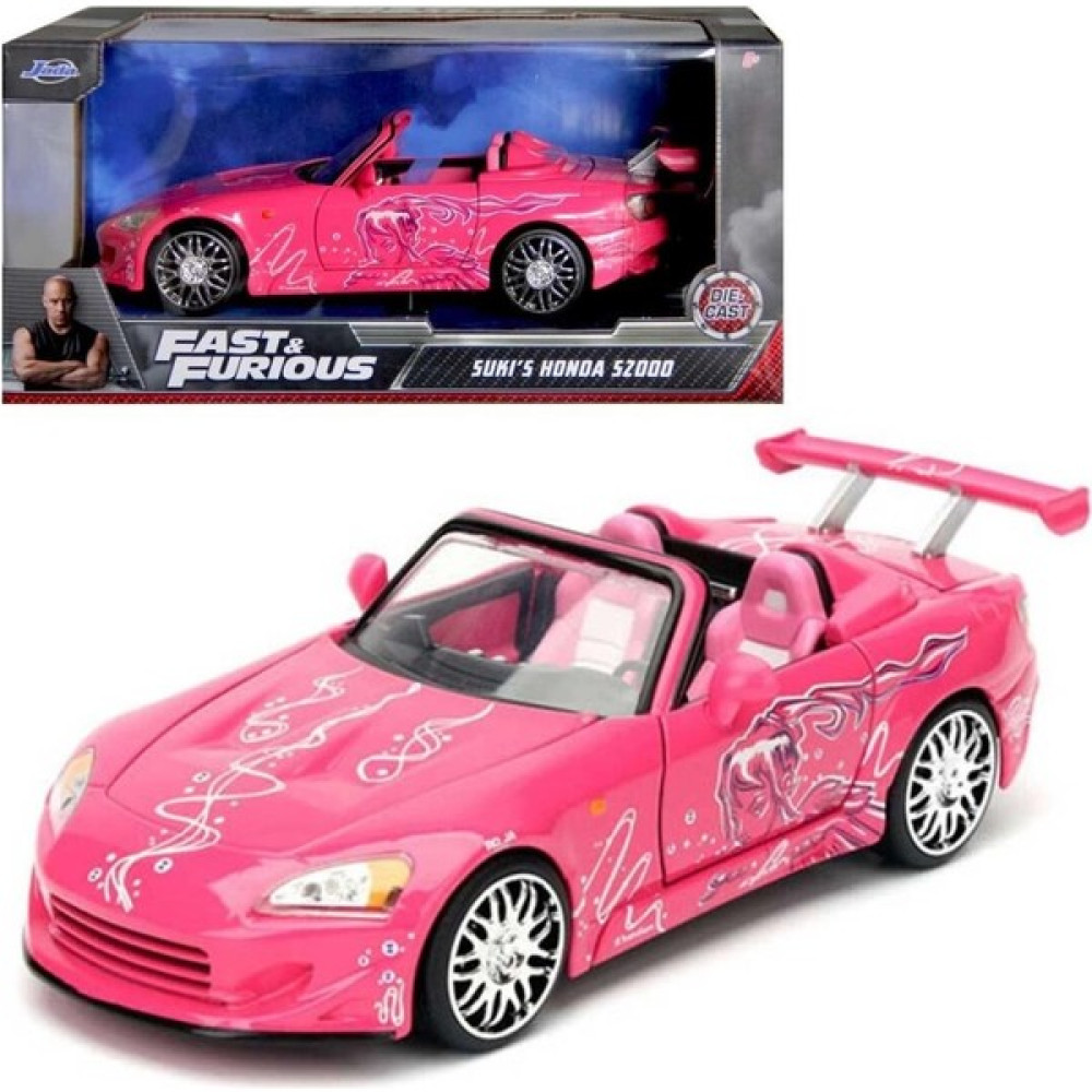 Jada 1:24 Hızlı ve Öfkeli Fast & Furious Suki's Honda S2000 Pembe Model Araba Oyun & Hobi Fiyatı