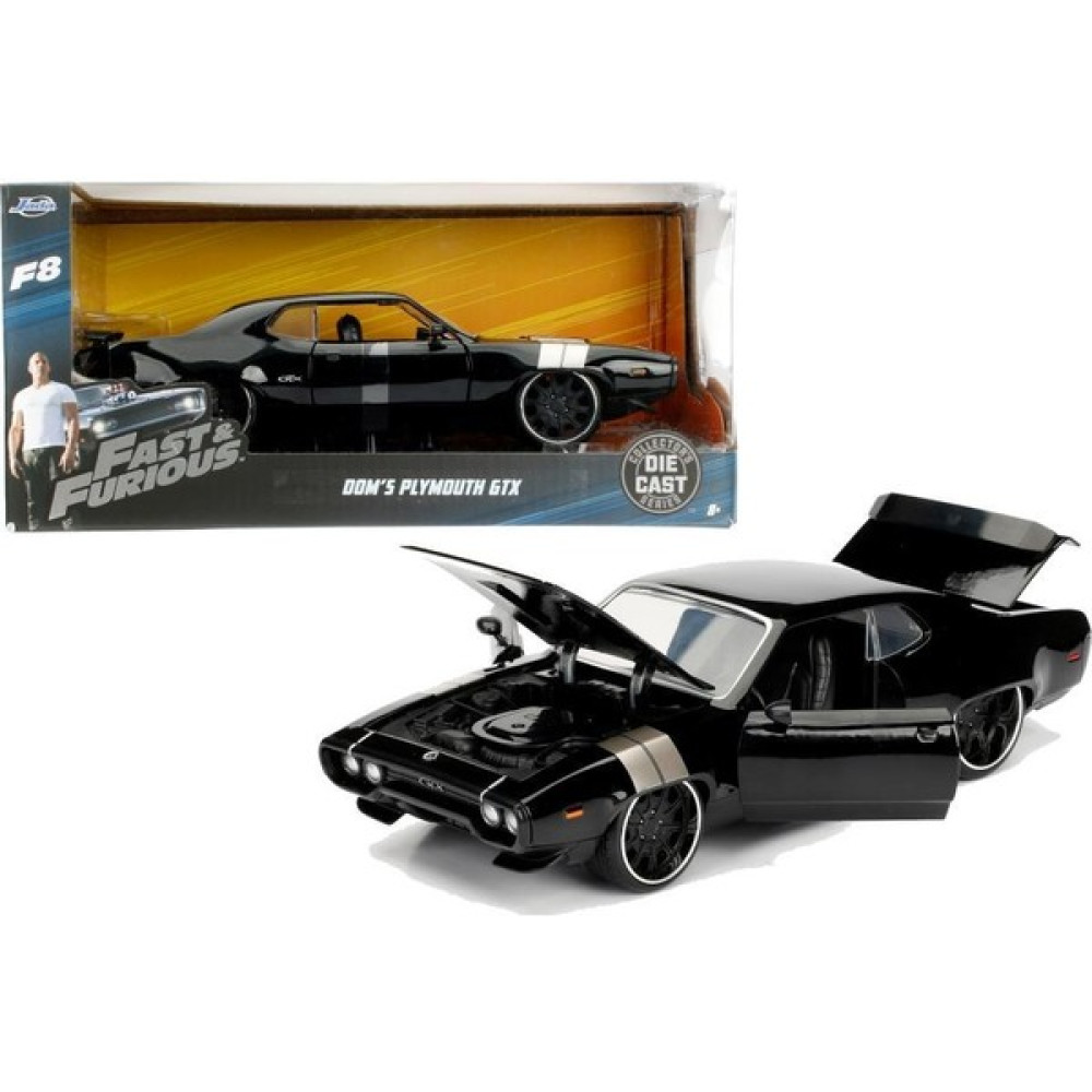 Jada Hızlı ve Öfkeli Fast & Furious FF8 1972 Plymouth GTX Araba 1:24 203034 Oyun & Hobi Fiyatı