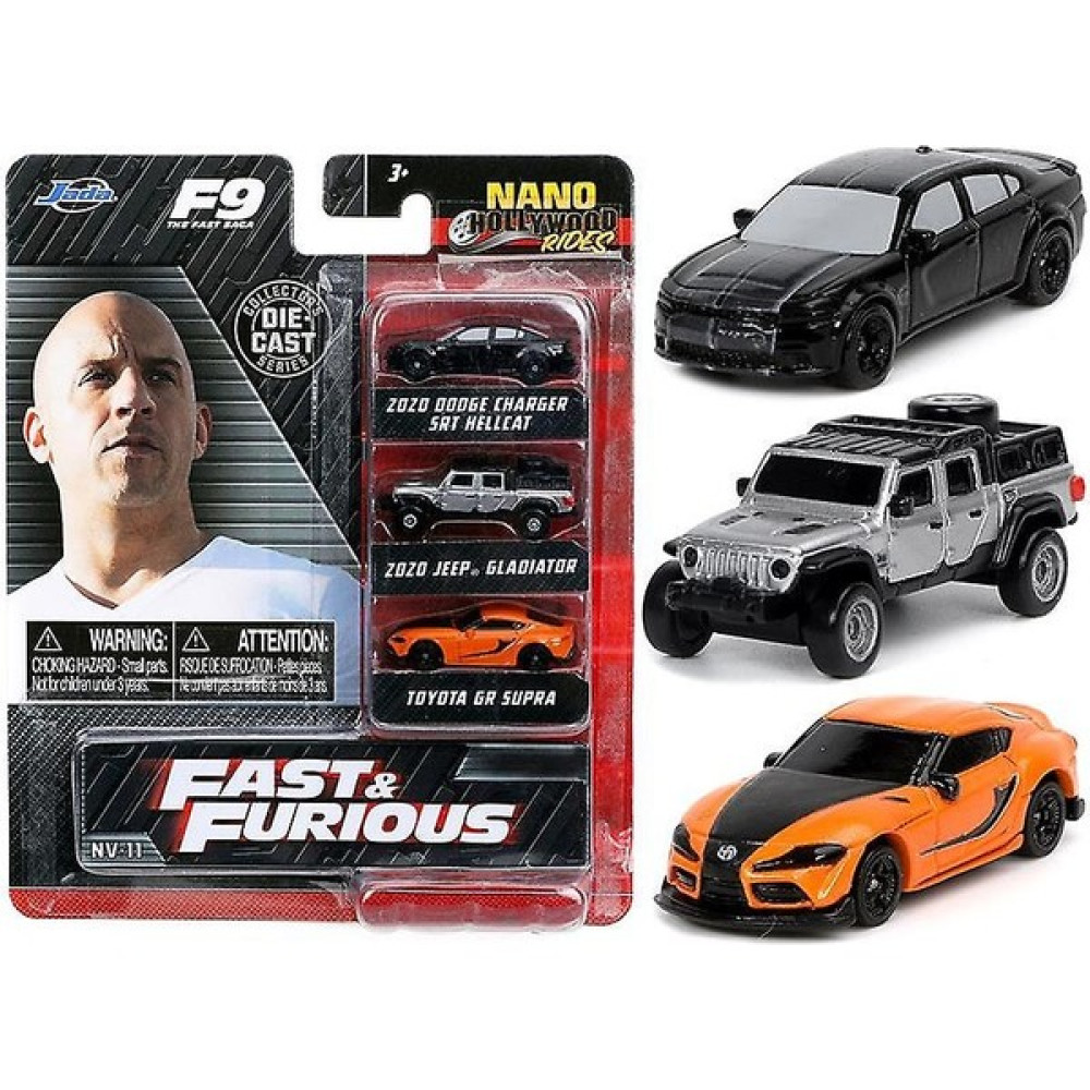 JADA Hızlı ve Öfkeli Toyota Supra-Jeep-Dodge 3ARAÇLIK Set Oyun & Hobi Fiyatı