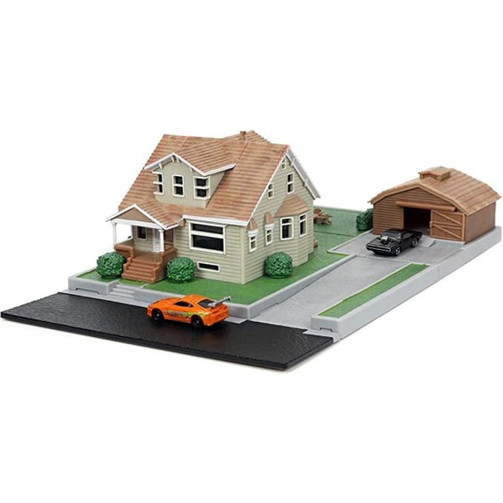 Jada Toys Hızlı ve Öfkeli Nano Scene Dom Toretto's House Diorama Set Maket Fiyatı