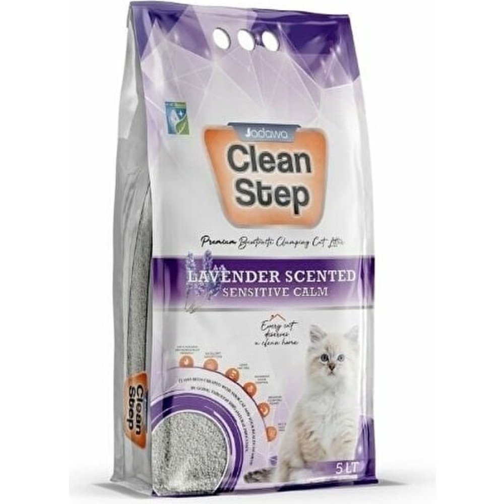 Jadawa Clean Step Aktif Karbonlu Lavanta Kokulu Ince Taneli Topaklanan Bentonit Kedi Kumu 5 Lt Evcil Hayvan Ürünleri Fiyatı