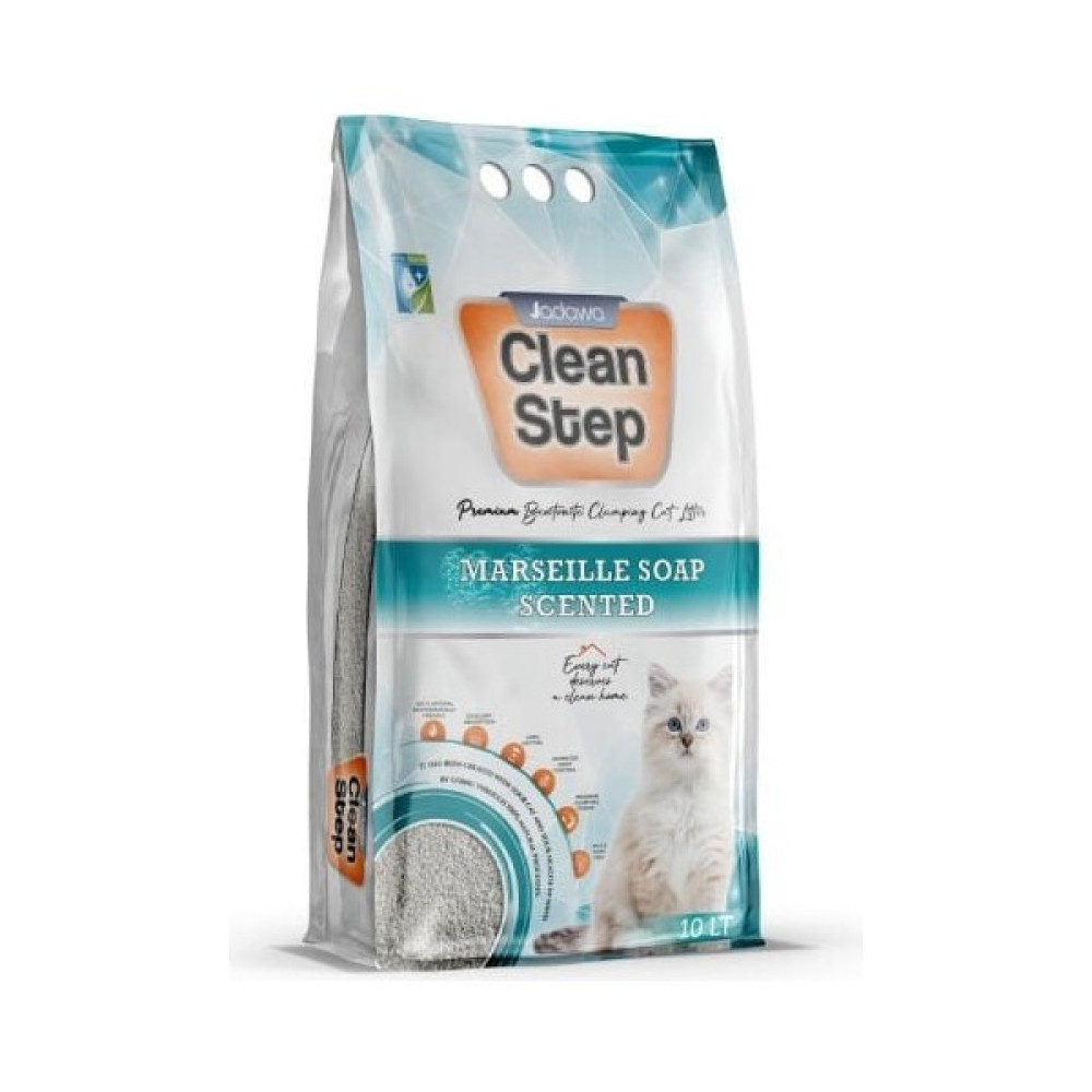 Jadawa Clean Step Aktif Karbonlu Marsilla Kokulu Ince Taneli Topaklanan Bentonit Kedi Kumu 5 Lt Evcil Hayvan Ürünleri Fiyatı