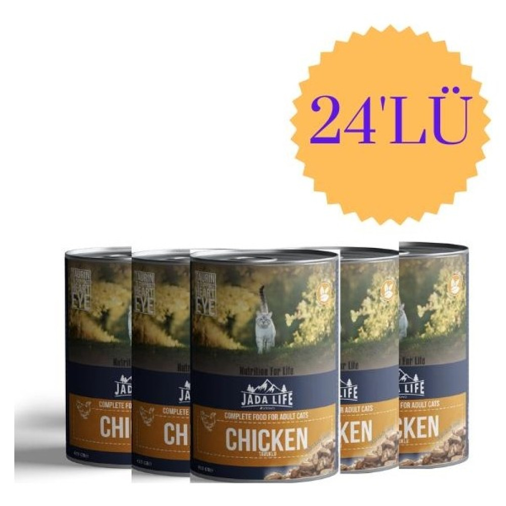 Jadawa Jada Life Tavuk Etli Yetişkin Kedi Konservesi 415 gr x 24 Adet Evcil Hayvan Ürünleri Fiyatı