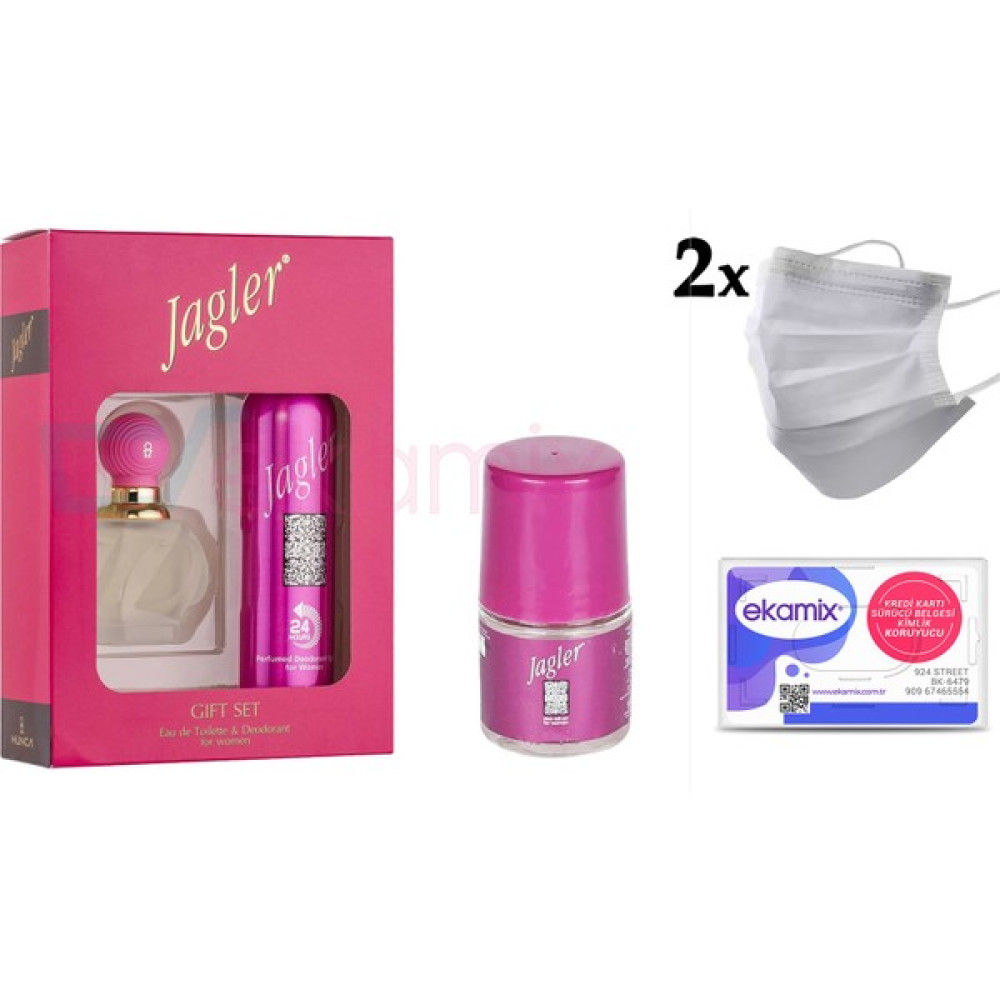 Jagler Bayan Klasik Set 60ML Bayan Rollon Erkek Parfümleri Fiyatı