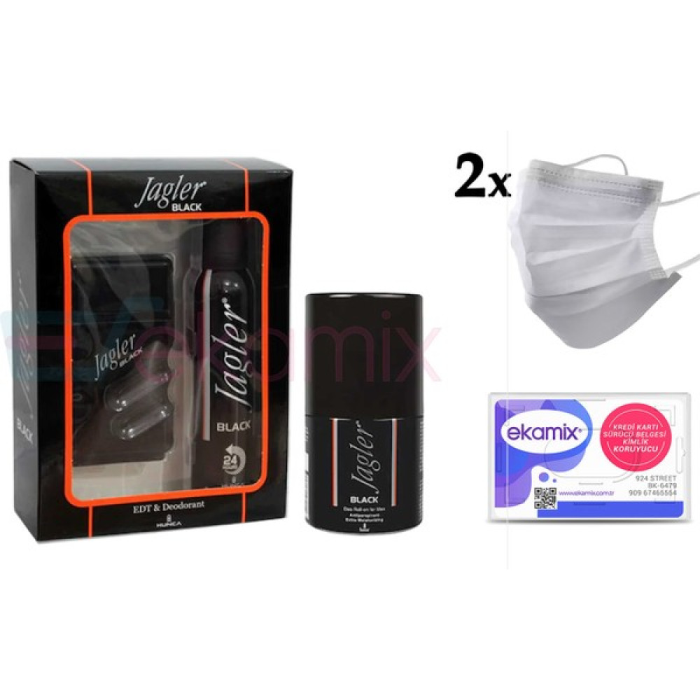 Jagler Black Set 90ML Black Rollon Erkek Parfümleri Fiyatı