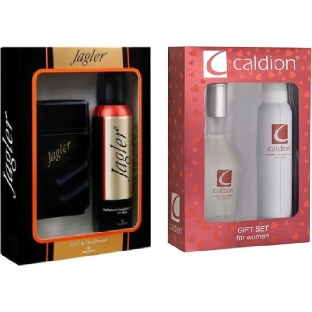 Jagler Erkek Parfüm Set 50 ml + Caldion Bayan Parfüm 50 ml 2'li Set Kadın Parfümleri Fiyatı