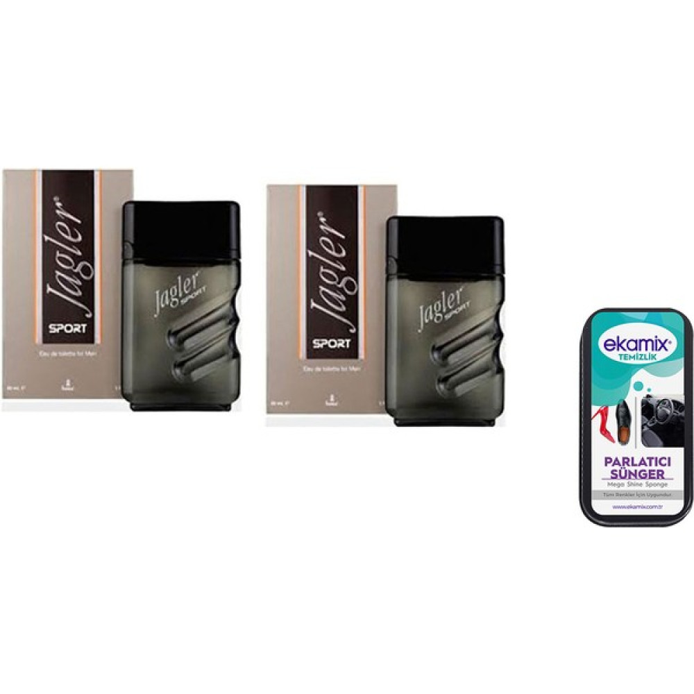 Jagler Sport Edt 90 ml Erkek Parfüm x 2 + Ekamix Parlatıcı Sünger Erkek Parfümleri Fiyatı