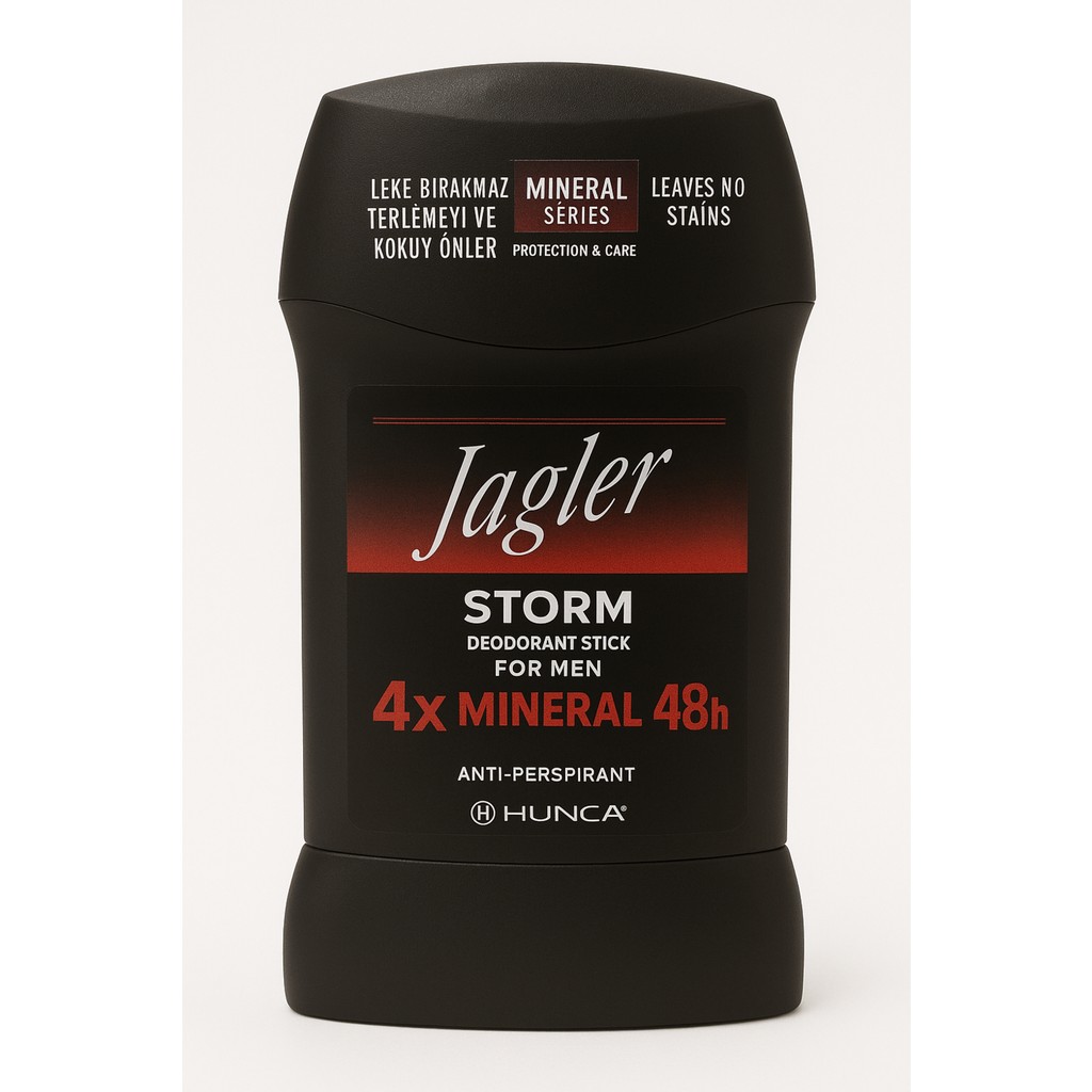 Jagler Storm Deodorant Stick Erkek 50ML – 48 Saat Etkili 4x Mineral Koruma – Güçlü Formül - 50 gr Deodorantlar Fiyatı
