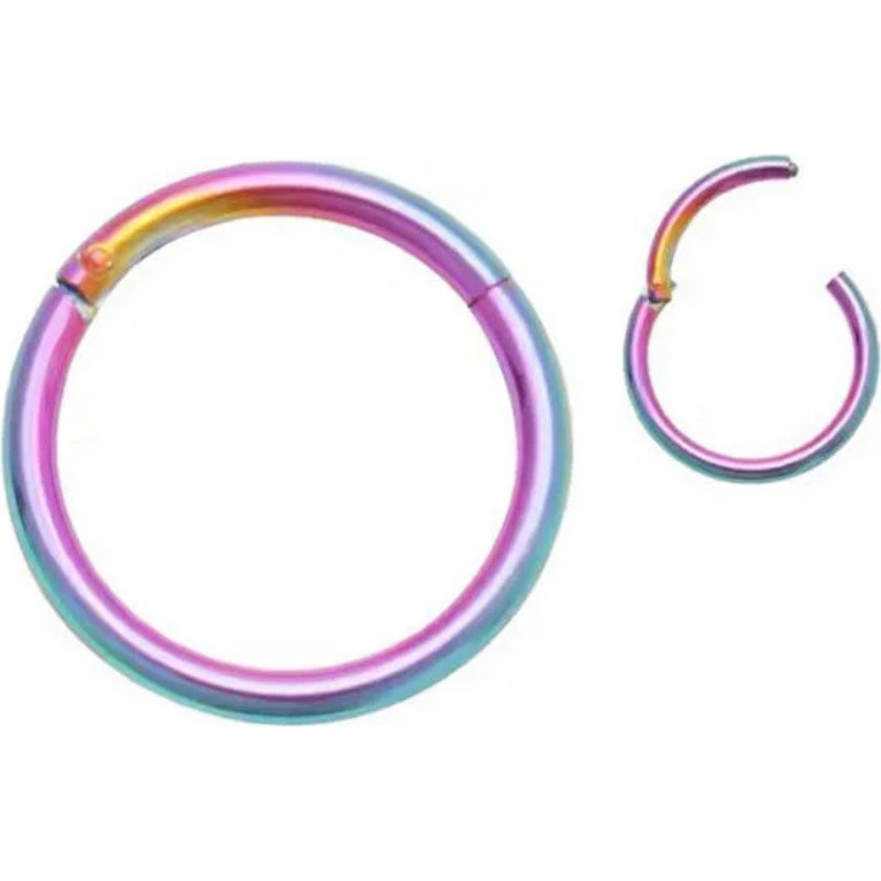 Jaida Moda Unisex 316L Cerrahi Çelik Kilitli Halka Tragus, Helix, Burun, Kıkırdak Piercing - 6 mm - Hologram SSD / Solid State Drive Fiyatı