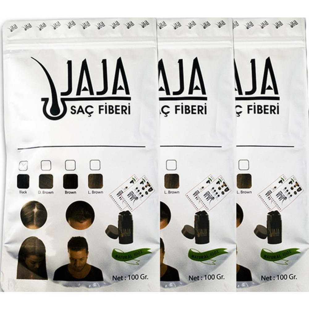 Jaja 300 Gr. Hair Fiber Saç Tozu Topik Siyah Saç Boyası Fiyatı