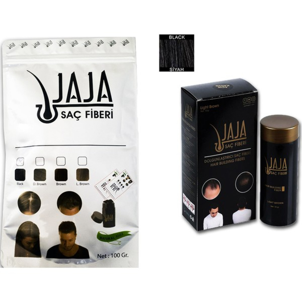 Jaja 50 gr Siyah Topik + Jaja 100 gr Siyah Dolum Poşeti Set Saç Tozu Saç Boyası Fiyatı