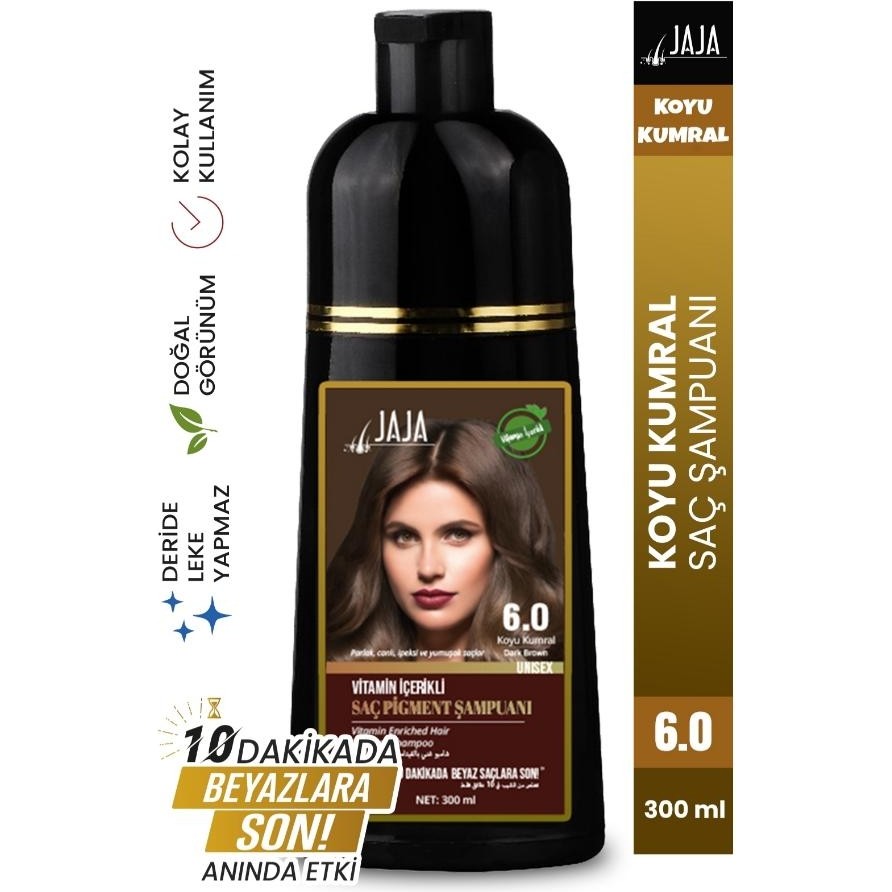 Jaja Saç Pigment Şampuanı (beyazlar Için Şampuan Boya) No:6 Koyu Kumra Saç Boyası Fiyatı