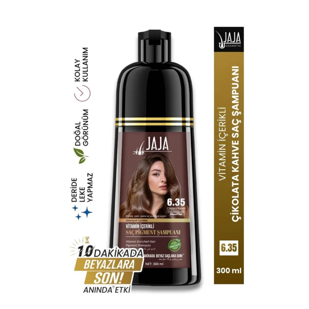 Jaja Vitamin İçerikli Saç Pigment Şampuanı Unisex 300 Ml 6.35 Çikolata Saç Boyası Fiyatı