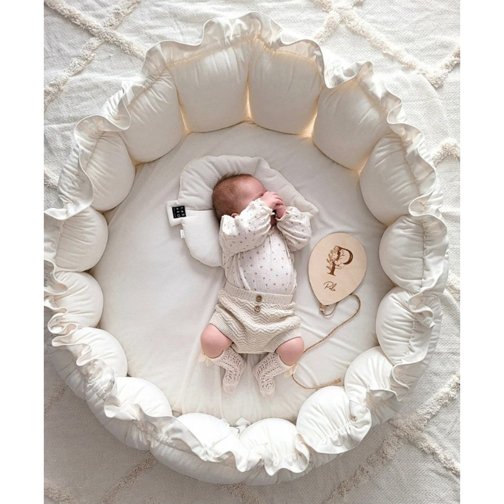 Jaju Baby Krem Açılır Kapanır Oyun Minderi Jaju Baby Bebek Yatağı Bebek Yatağı Fiyatı