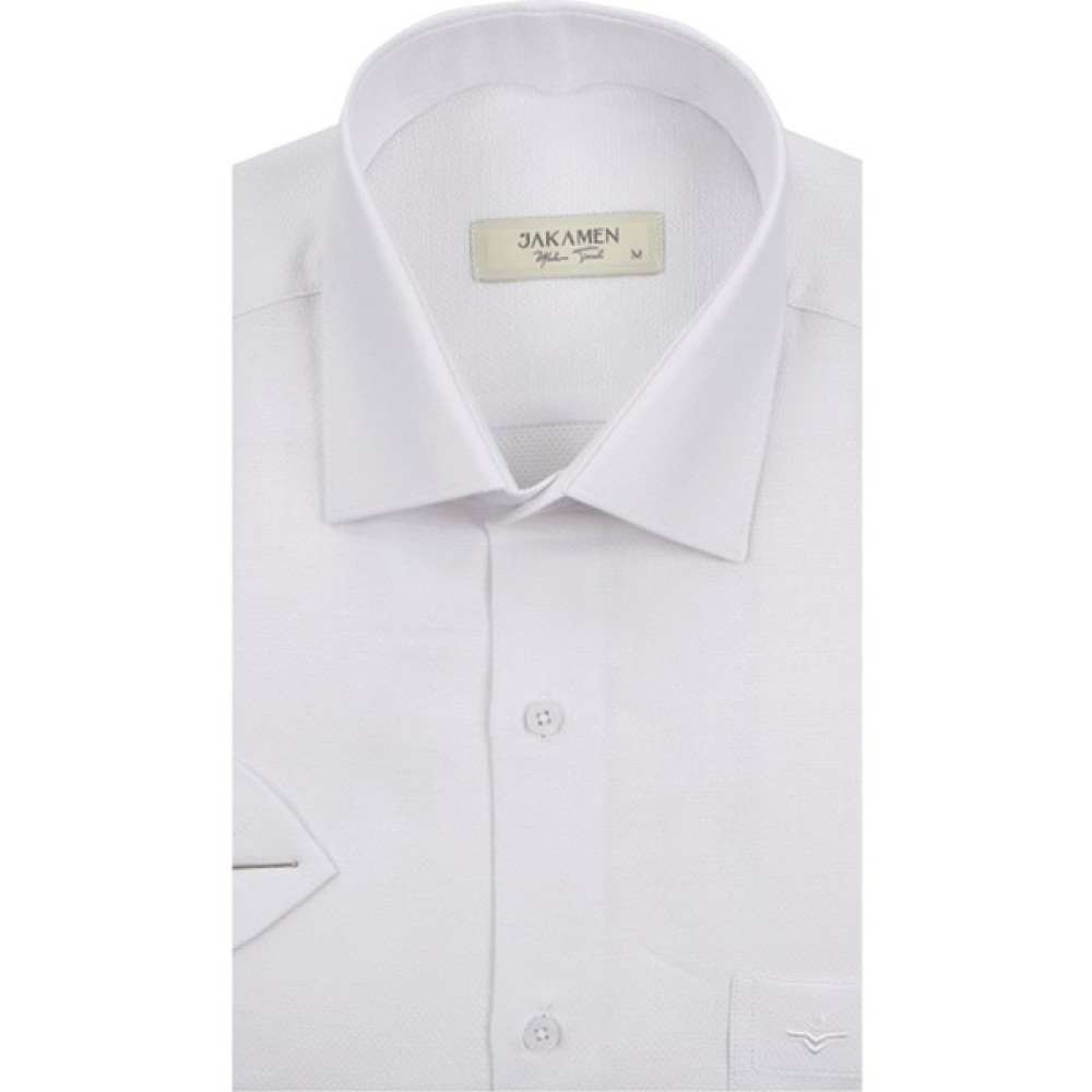 Jakamen Beyaz Classic Fit Cepsiz Erkek Gömlek Kız Çocuk Gömlek Fiyatı