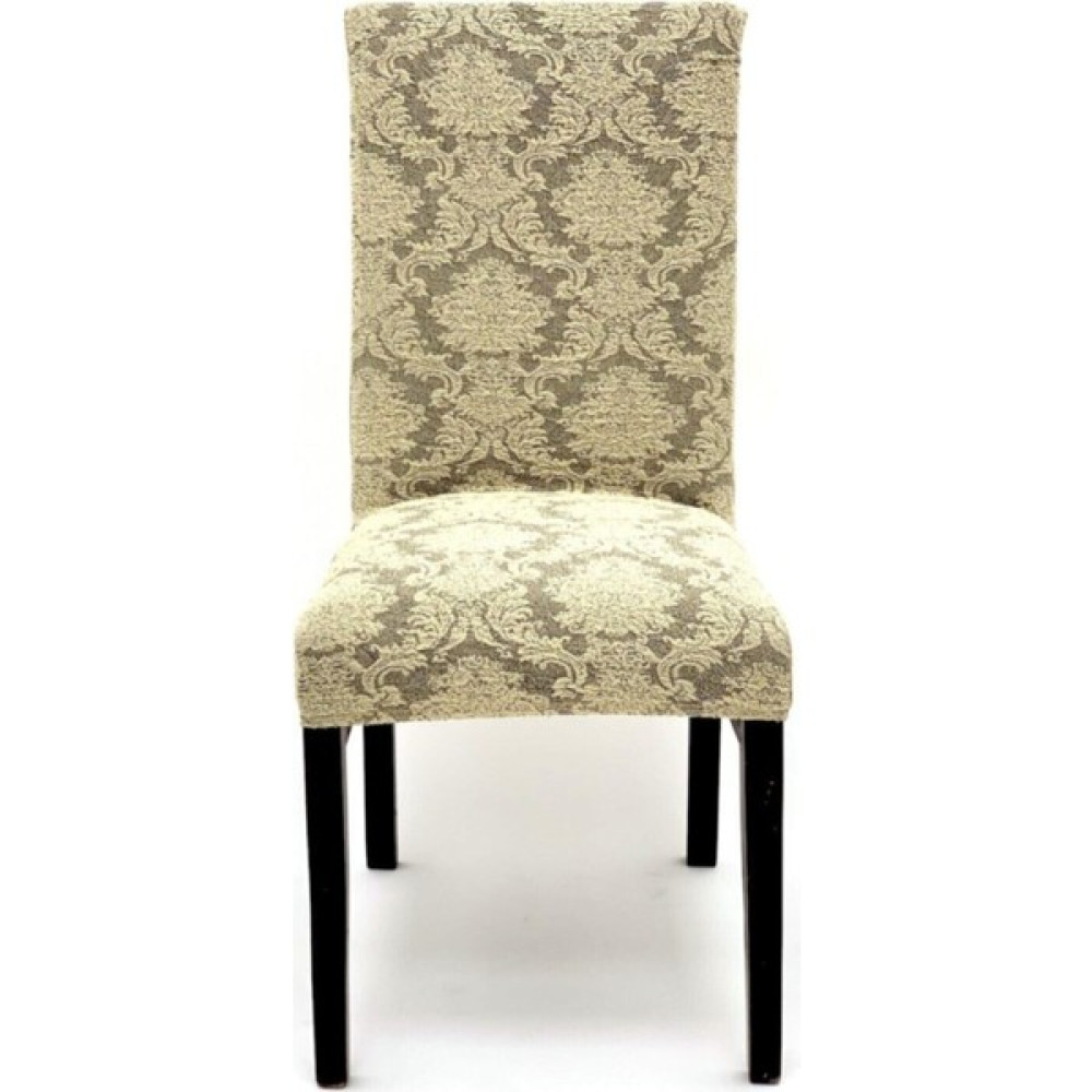 Jakar Kumaş Lastikli Sandalye Kılıfı - 100 x 100 cm - Krem Koltuk & Kanepe Örtüsü Fiyatı