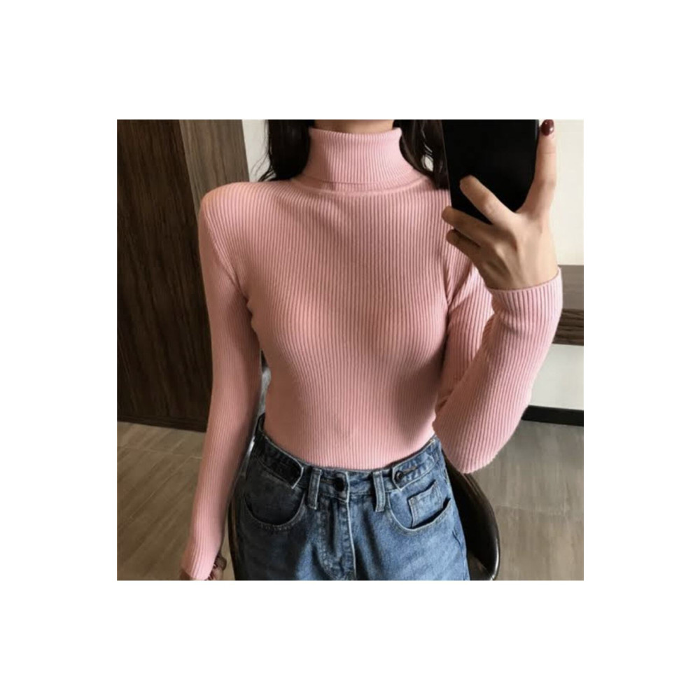 JAKARLI Unisex Somon Pamuklu Balıkçı Yaka Kaşkorse Tekli Fiyat Şardonlu Slimfit L Beden Bayan Kazak & Süveter & Triko Fiyatı