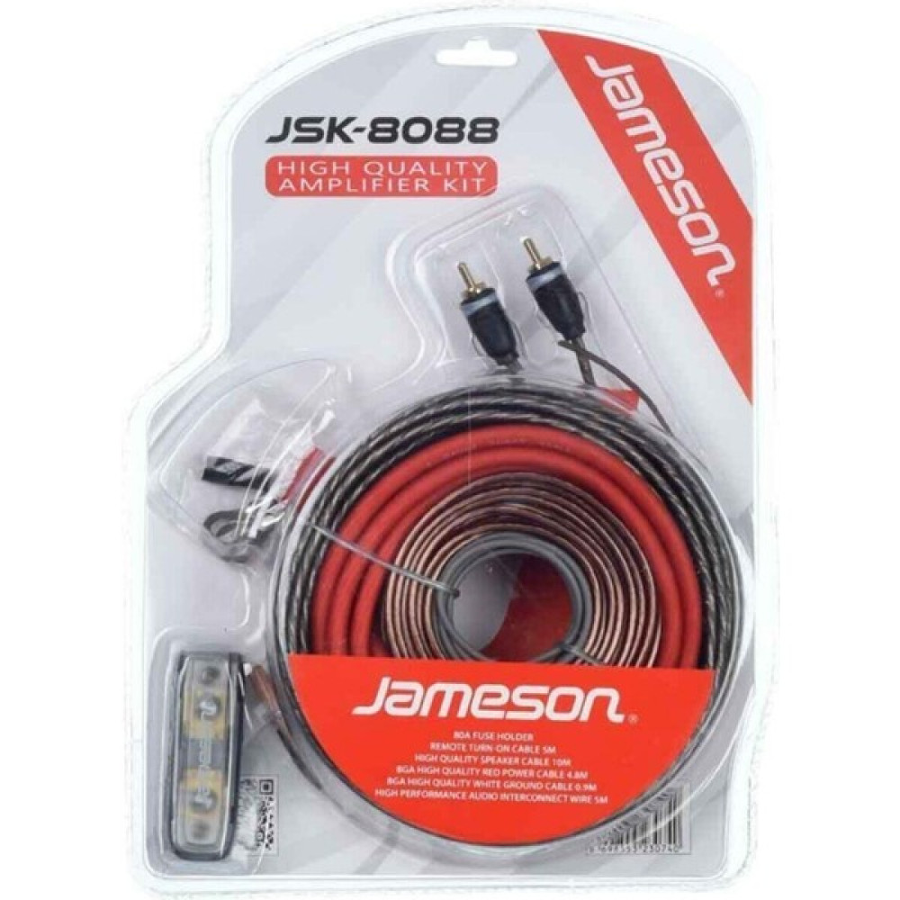 Jameson 8 Awg Araç Amfi Kablo Seti JSK-8088 Oto Hoparlörleri & SubWoofer Fiyatı