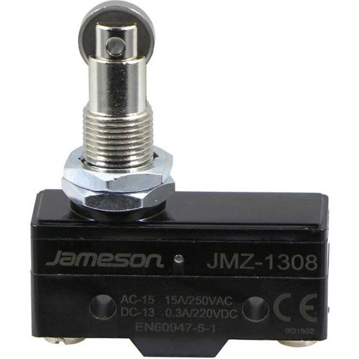 Jameson JMZ-1308 15A 1n0+1nc Micro Switch Dikey Metal Makaralı Switchler Fiyatı