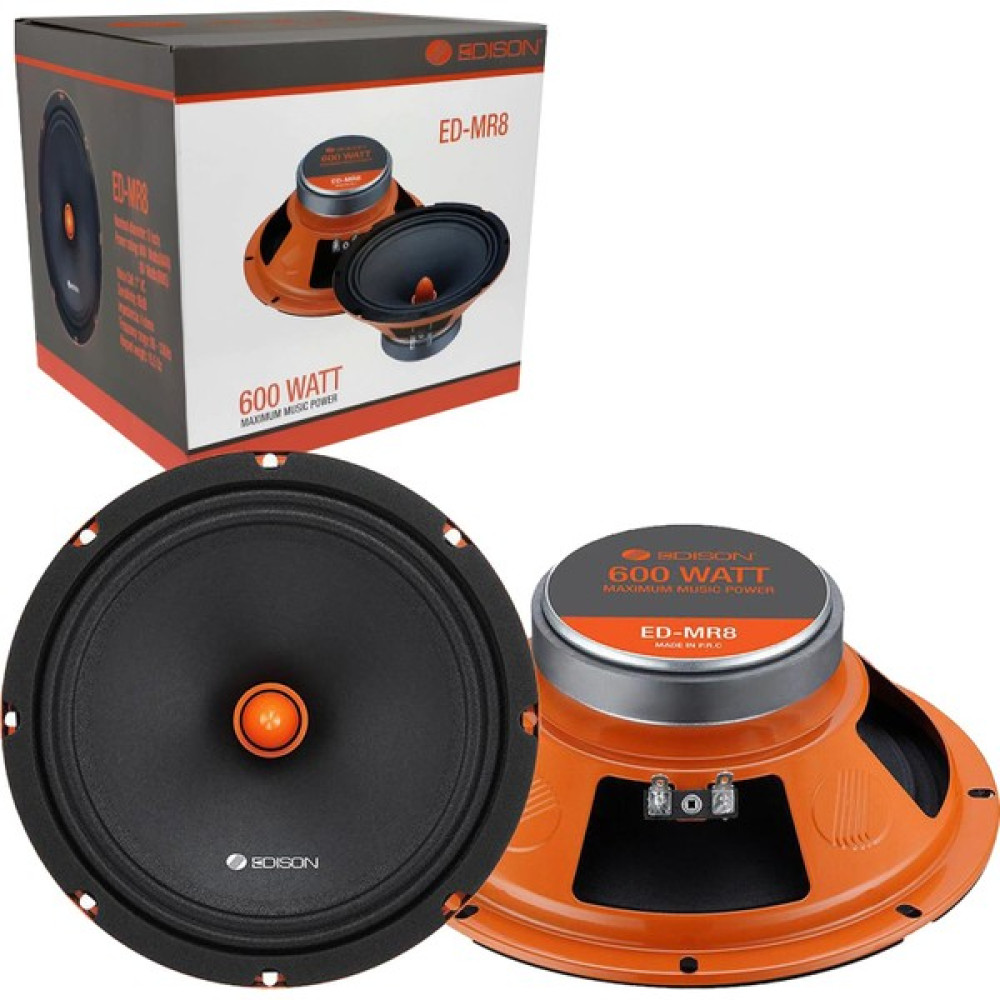 Jameson Oto Mıdrange 20CM 600W 80W Rms Pro 2 Adet Edıson Ed-Mr8 Oto Hoparlörleri & SubWoofer Fiyatı