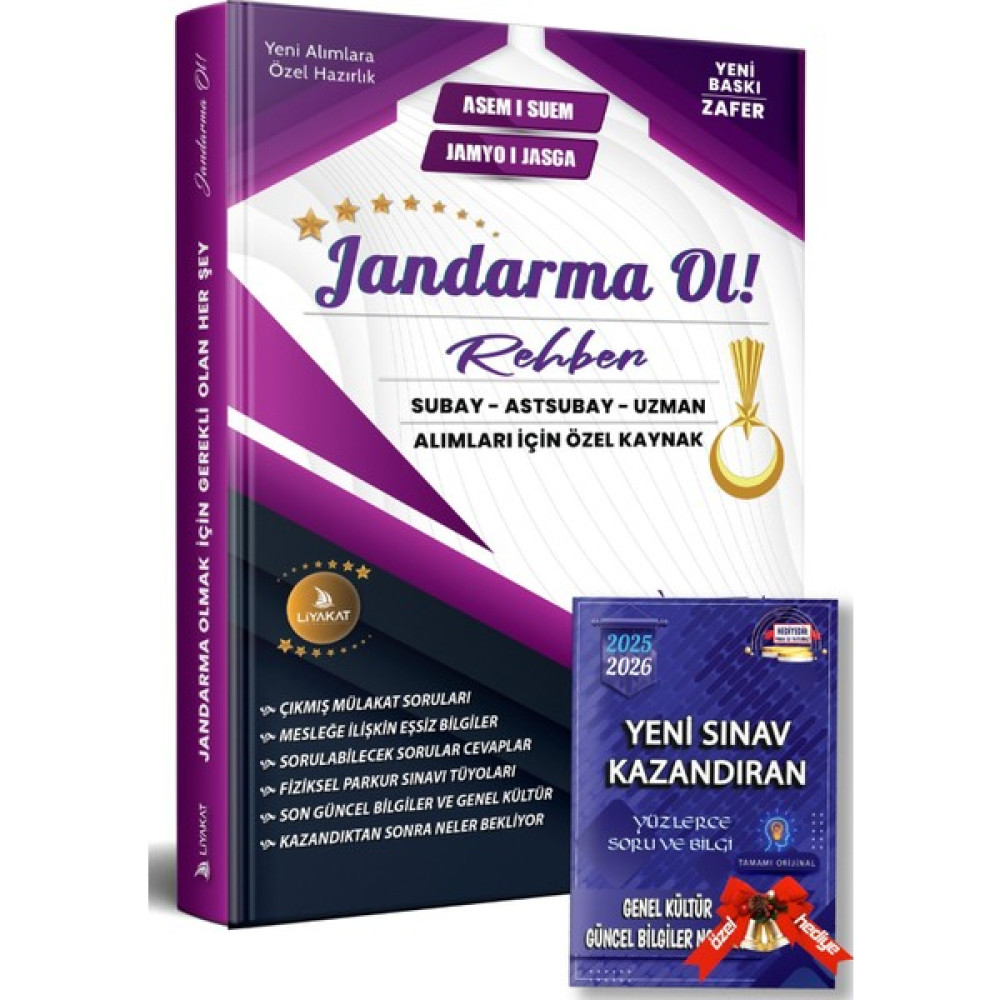 Jandarma Ol (Jandarma Olmak Için Gerekli Olan Bilgiler) 2024 Alımları Için Özel Kaynak Eğitim Setleri Fiyatı