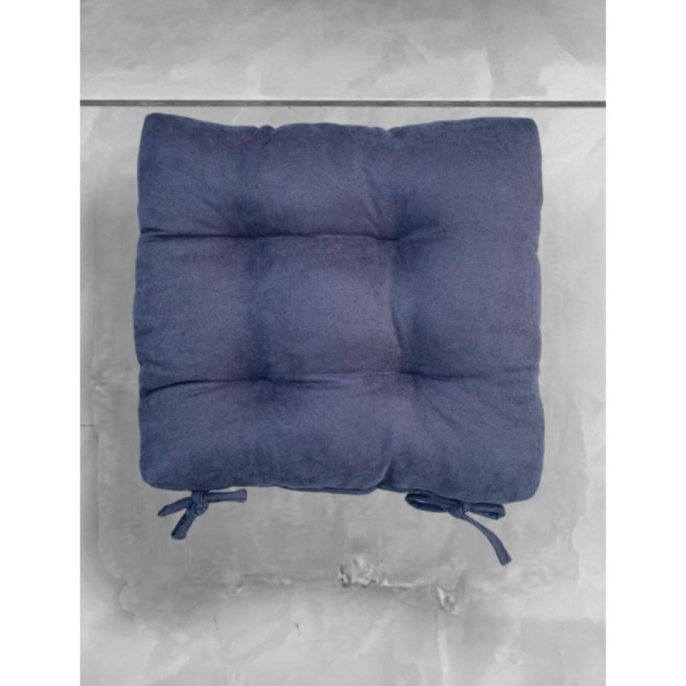 Jangear Sandalye Minderi Pofidik 40 x 40 Lüx Köşeli Bağcıklı - 40 x 40 cm - Antrasit Salon & Oturma Odası Tekstili Fiyatı