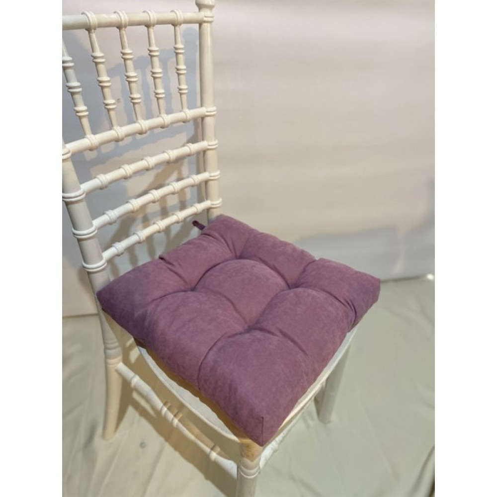 Jangear Sandalye Minderi Pofidik 40×40& Lüx Köşeli Bağcıklı, - 40 x 40 cm - Koyu Lila Salon & Oturma Odası Tekstili Fiyatı