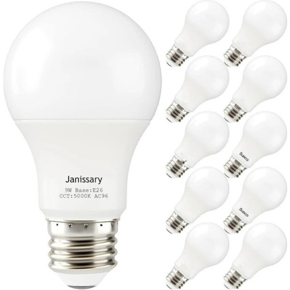 Janissary 10 Adet 9 Watt LED Ampul Beyaz Renk 100 Watt Eşdeğerli Led Aydınlatmalar Fiyatı