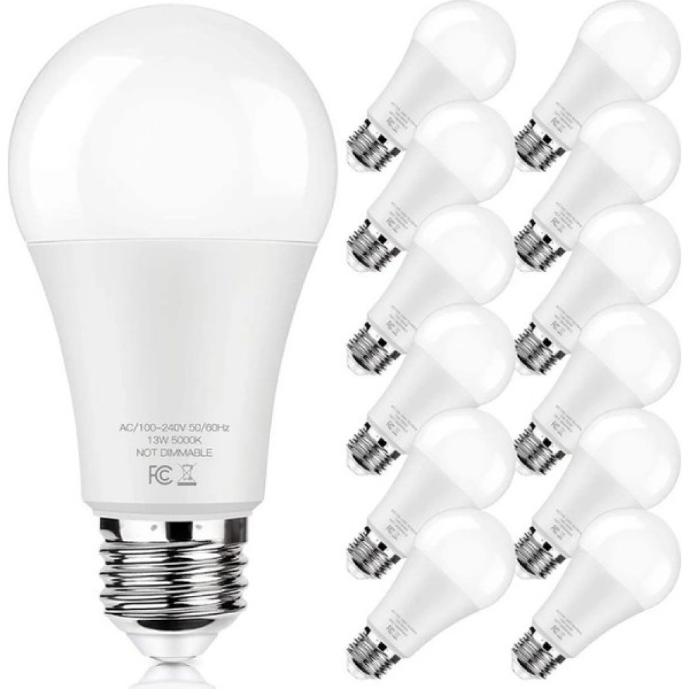 Janissary 12 Watt LED Ampul Beyaz Renk 100 Watt Eşdeğerli, 10 Adet Led Aydınlatmalar Fiyatı
