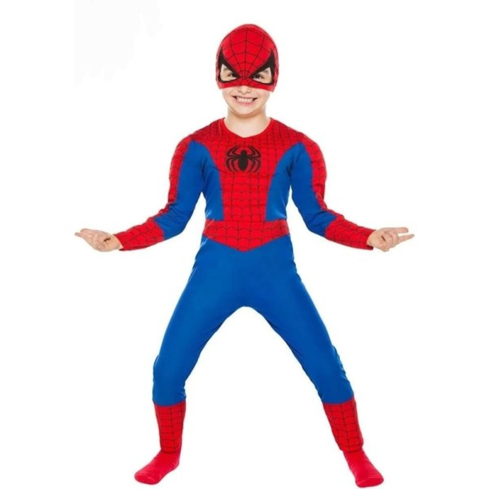 Janjan Kostüm Örümcek Adam Spider Man Kostüm - 9 - 10 Yaş - Kırmızı - Mavi Oyuncak Fiyatı