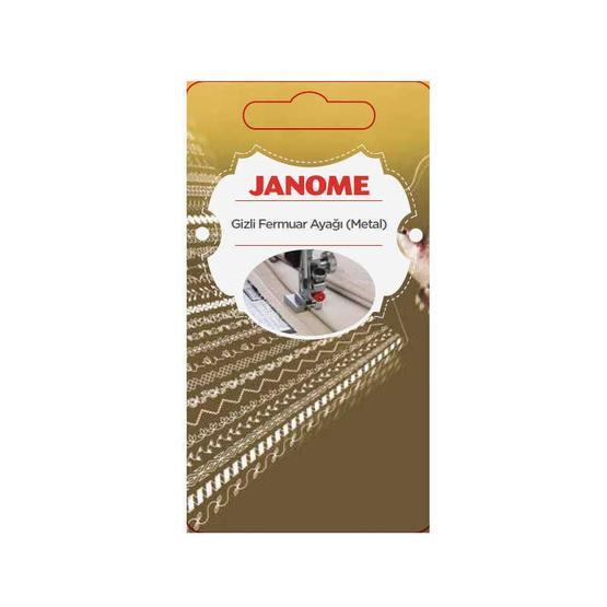 Janome RJ-601Z Metal Gizli Fermuar Ayağı