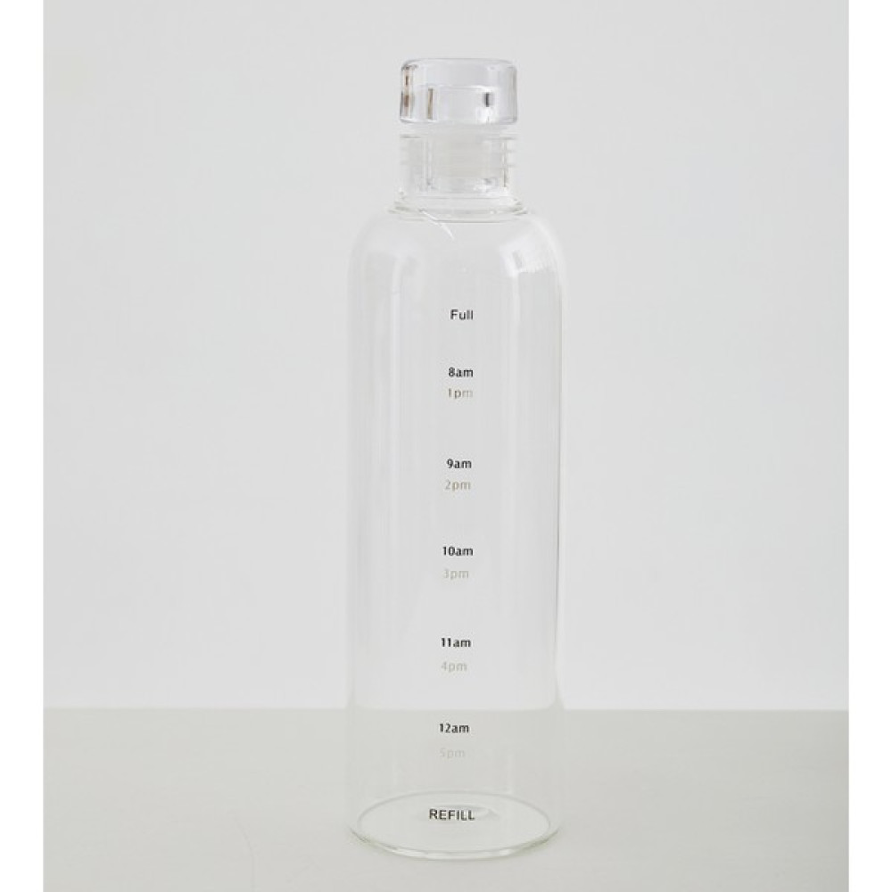Janset zaman işaretli cam su şişesi,matara,suluk,500 ml - 500 ml Sürahi Fiyatı