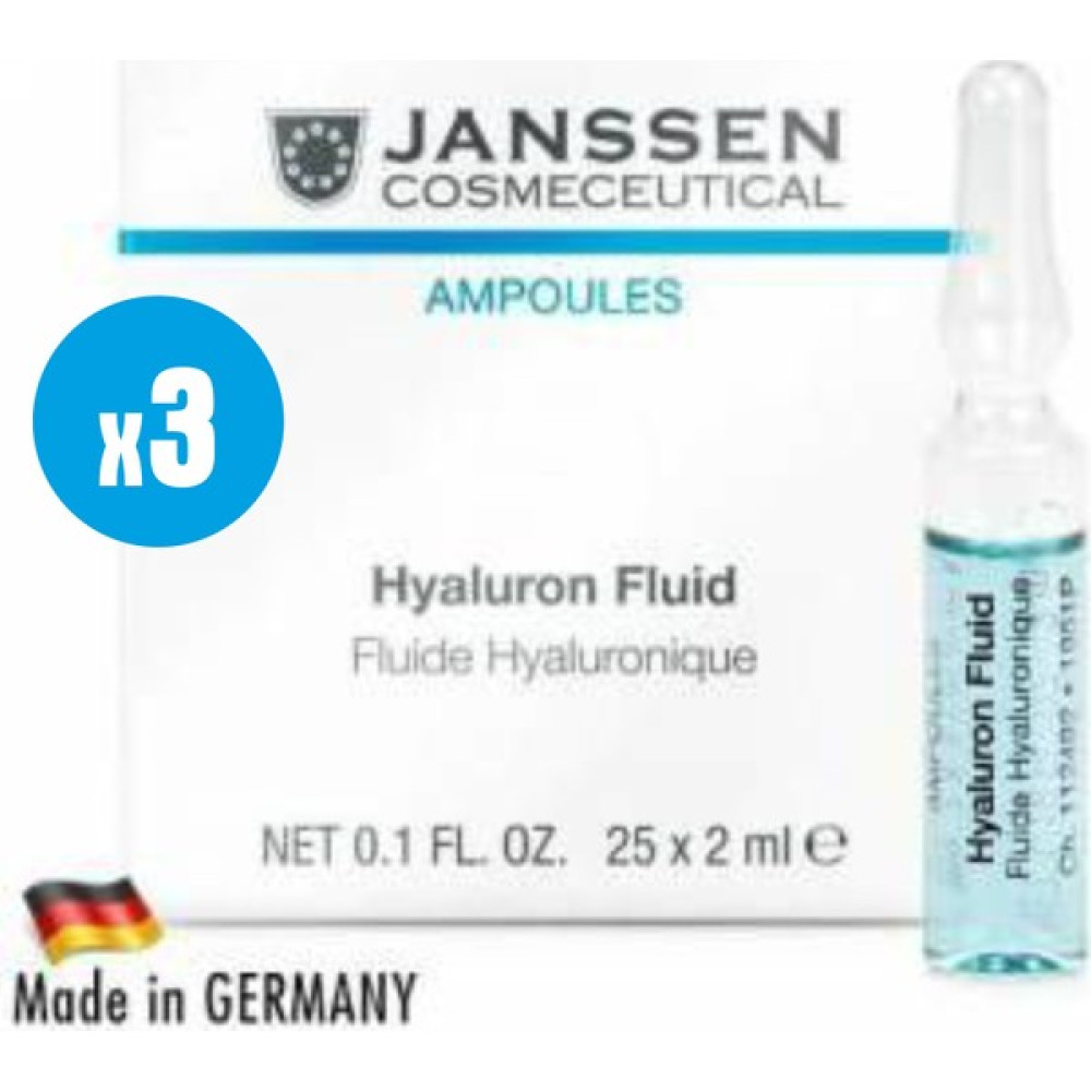 Janssen Cosmetic Hyaluron Fluid Demanding Skin - 3 Adet x 2ml Oto Boyaları Fiyatı