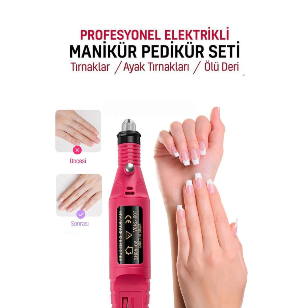 Janva Elektrikli 12v Tırnak Törpü Seti Manikür Pedikür Protez Tırnak Ayak Nasır Ve Tırnak Mantar Makinesi Manikür & Pedikür Seti Fiyatı