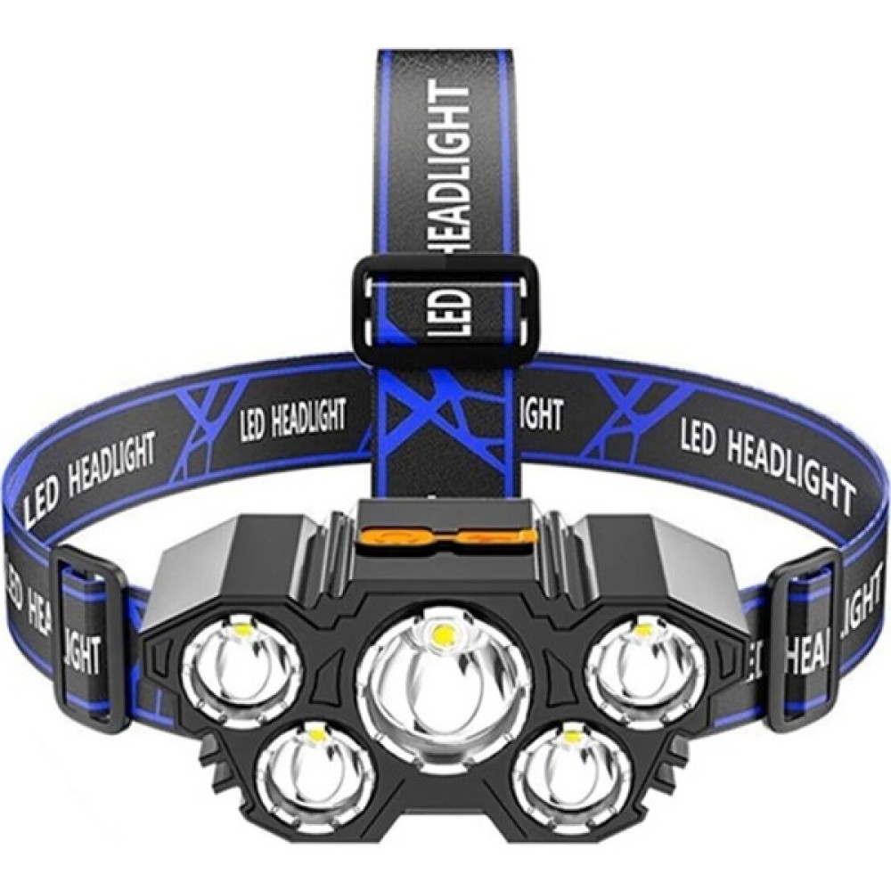 Janva Rc-21 Şarjlı 5 LED 5x T6 Cree LED 36000 Lümen Profosyonel Kafa Feneri Lambası 4 Modlu Kafa Feneri Fiyatı