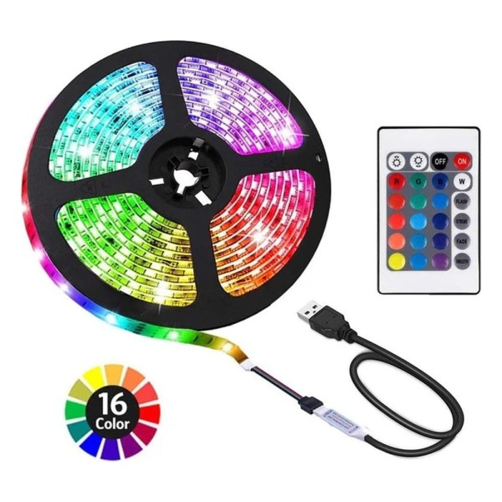 Janva Şerit LED Iç ve Dış Mekan 5 Metre Kumandalı Set Tak Çalıştır Led Aydınlatmalar Fiyatı