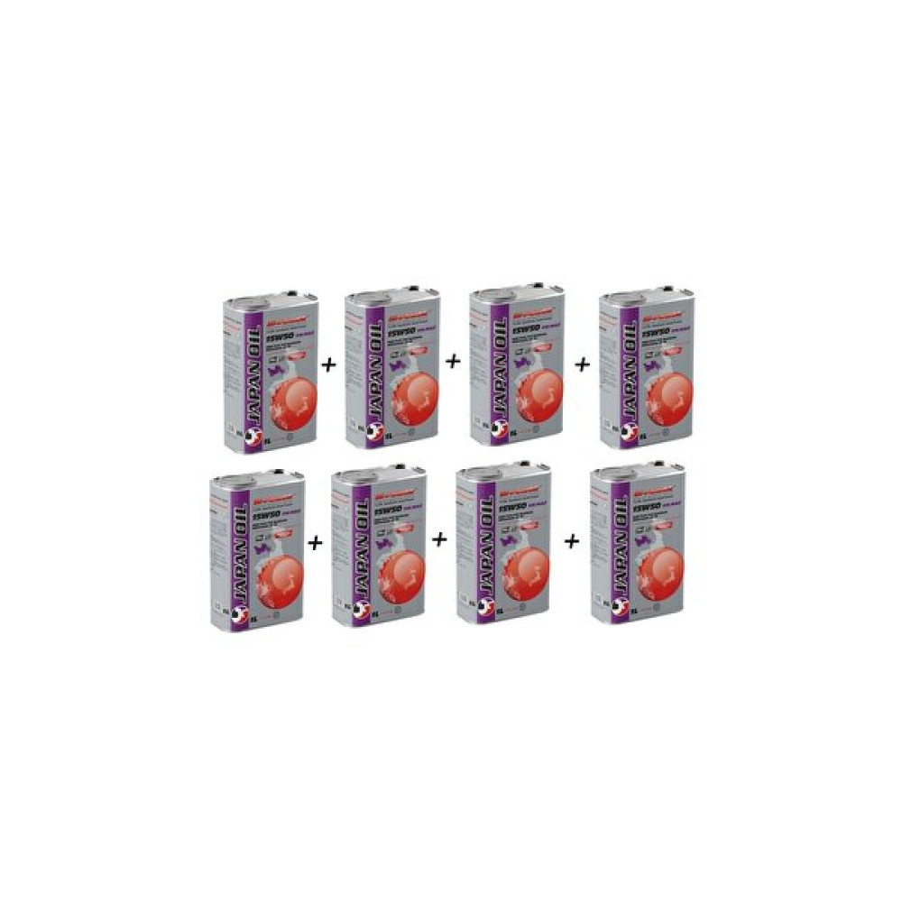 Japan Oil 4T 15W50 Sm/Ma2 Purple 1 L Motor Yağı (Üretim Yılı: 2022) 8 Adet Motor Yağı Fiyatı