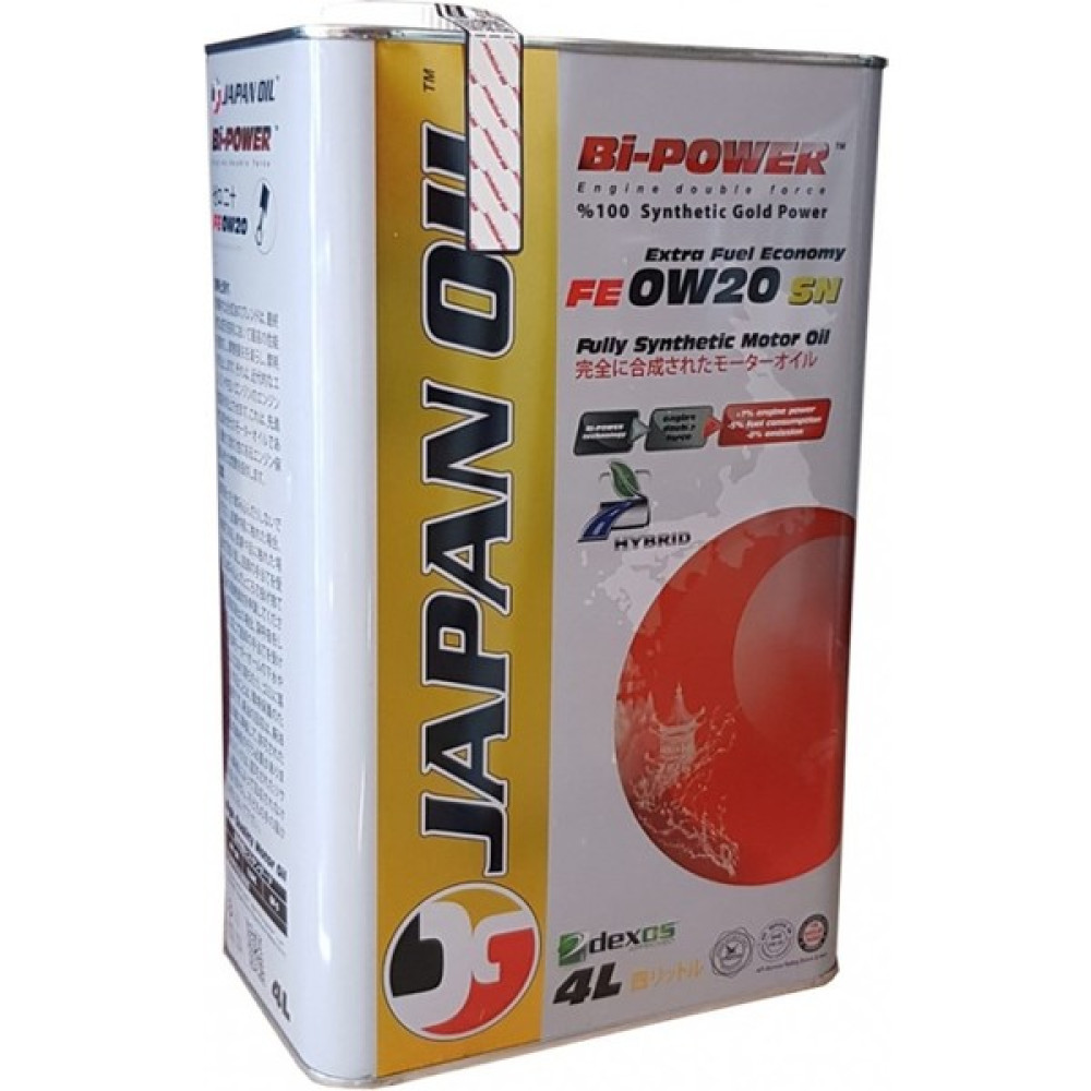 Japan Oil Bi-Power Tam Sentetik Dexos1 0W-20 4 Lt Motor Yağı ( Üretim Yılı: 2021 ) Motor Yağı Fiyatı