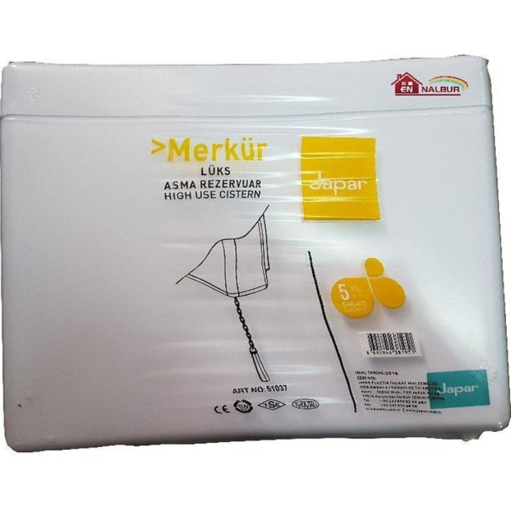 Japar 51037 Merkür Asma İçten Zincirli Rezarvuar Nalburiye & Hırdavat Fiyatı