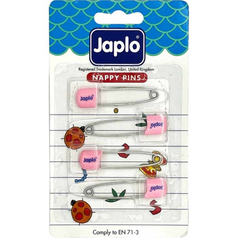 Japlo Emniyetli Çengelli Bebek Iğnesi 4'lü - Pembe Oto Boyaları Fiyatı