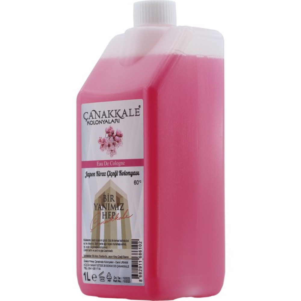 Japon Kiraz Çiçeği Kolonyası -1 Litre -(BİDON) Korumalı Kapak - Yeni Model Kolonya & Gülsuyu Fiyatı