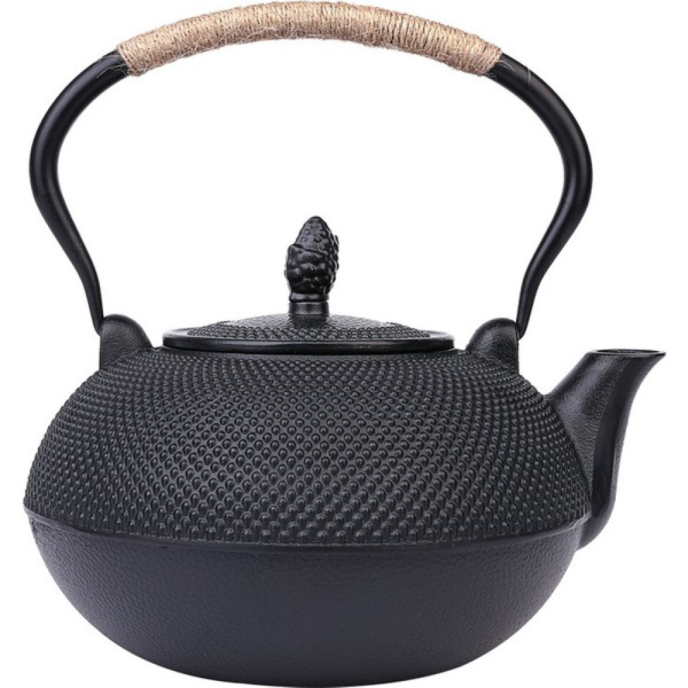 Japon Tarzı Döküm Demlik 800 ml - Siyah Çay / Çaydanlık Setleri Fiyatı