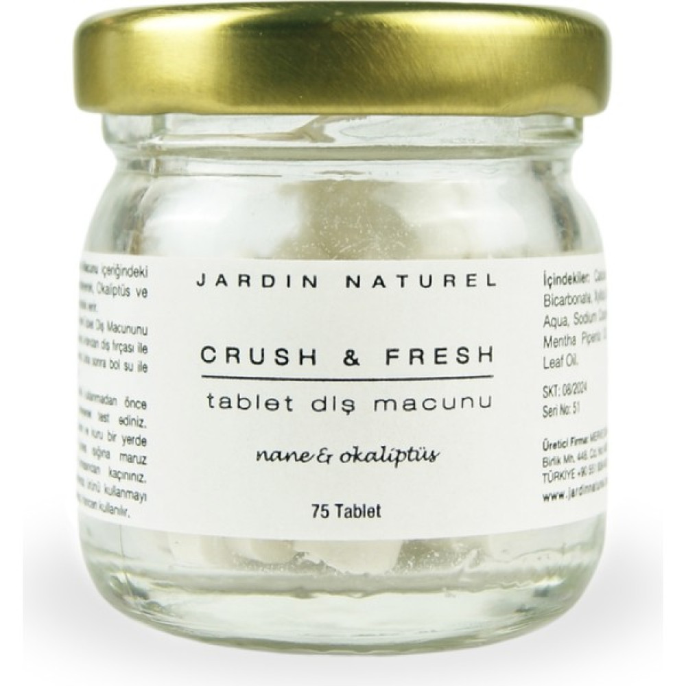 Jardin Naturel Crush & Fresh | Tablet Diş Macunu Nane&okaliptus Oto Boyaları Fiyatı