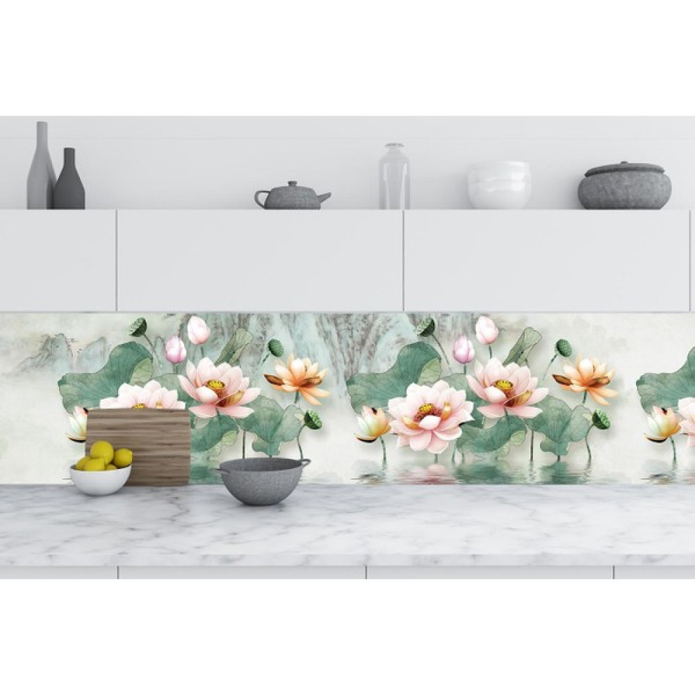 Jasmin2020 Mutfak Tezgah Arası Folyo Kaplama Çiçekler - 60 x 100 cm - Renkli Yapı Kimyasalları & Yapıştırıcılar Fiyatı